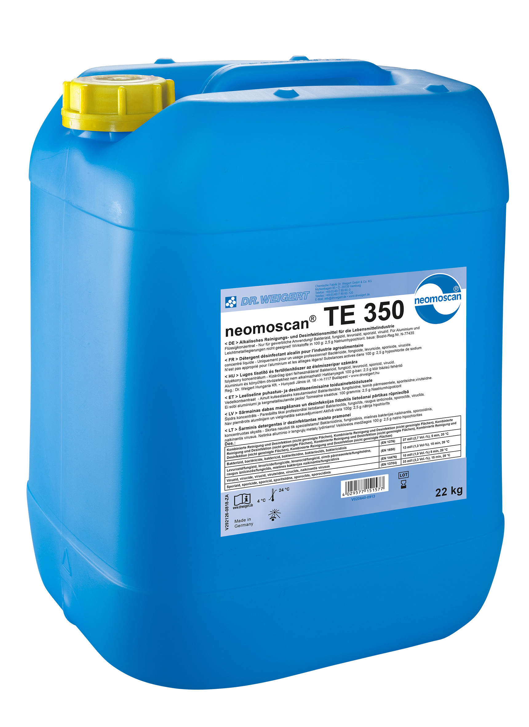 Neomoscan TE 350 Neomoscan TE 350 - 22 kg jerrycan